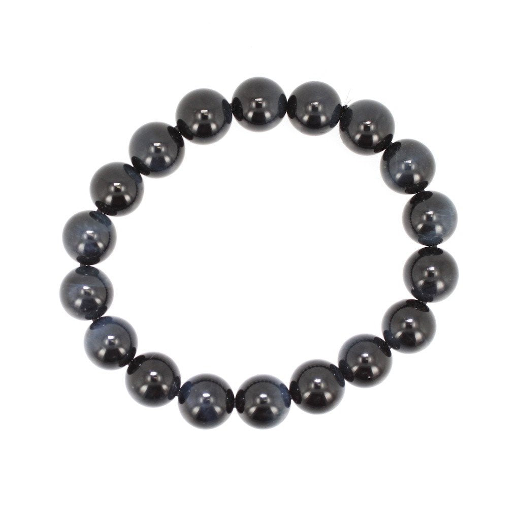 10mm Blue Tiger Eye Energy Bracelet, #6691