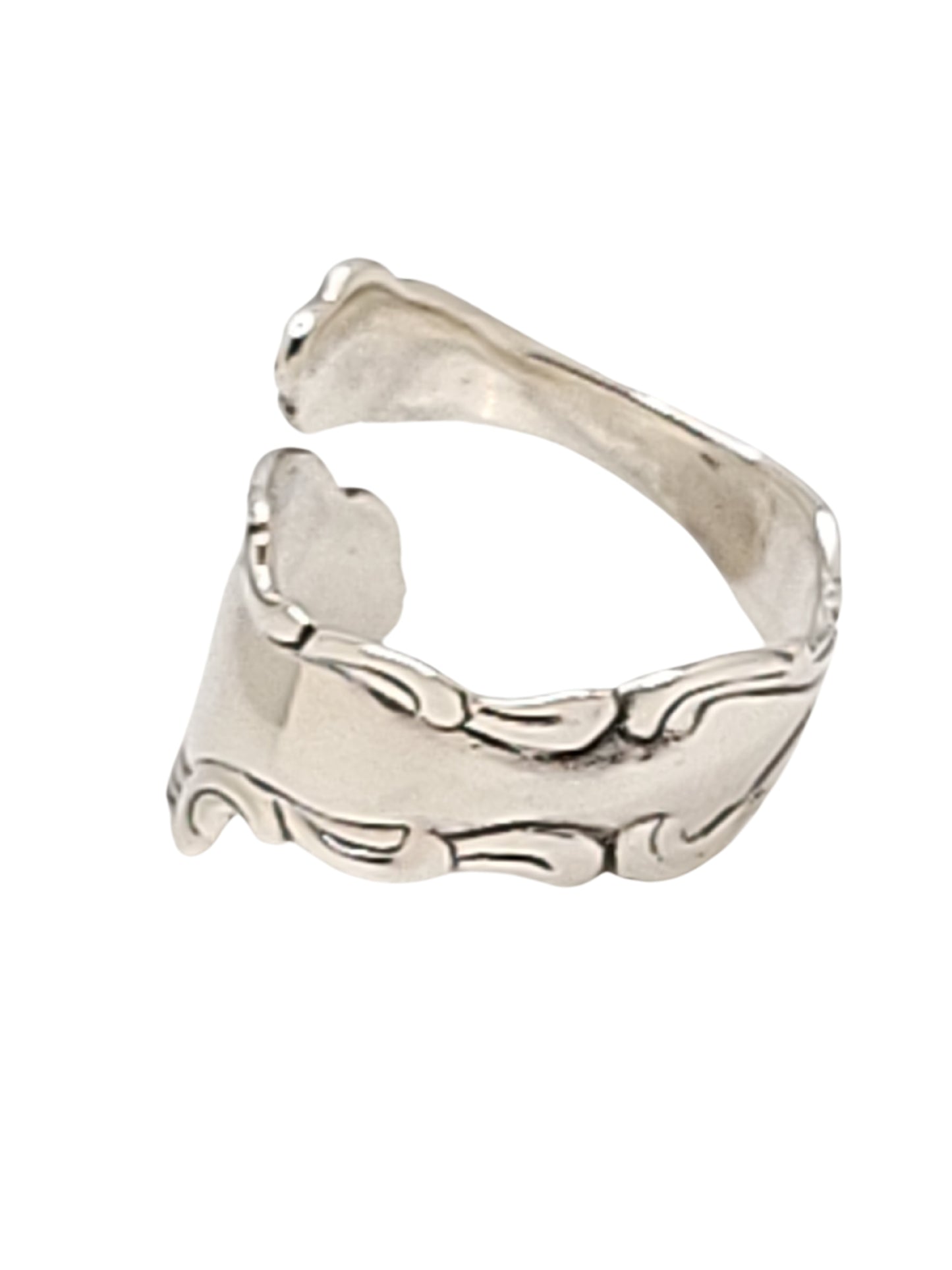 Sterling Silver Spoon Adjustable Ring #R0156