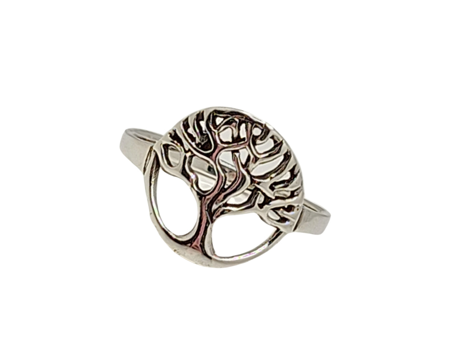 Tree of Life Ring in Sterling Silver, Cut Out Design, #R021