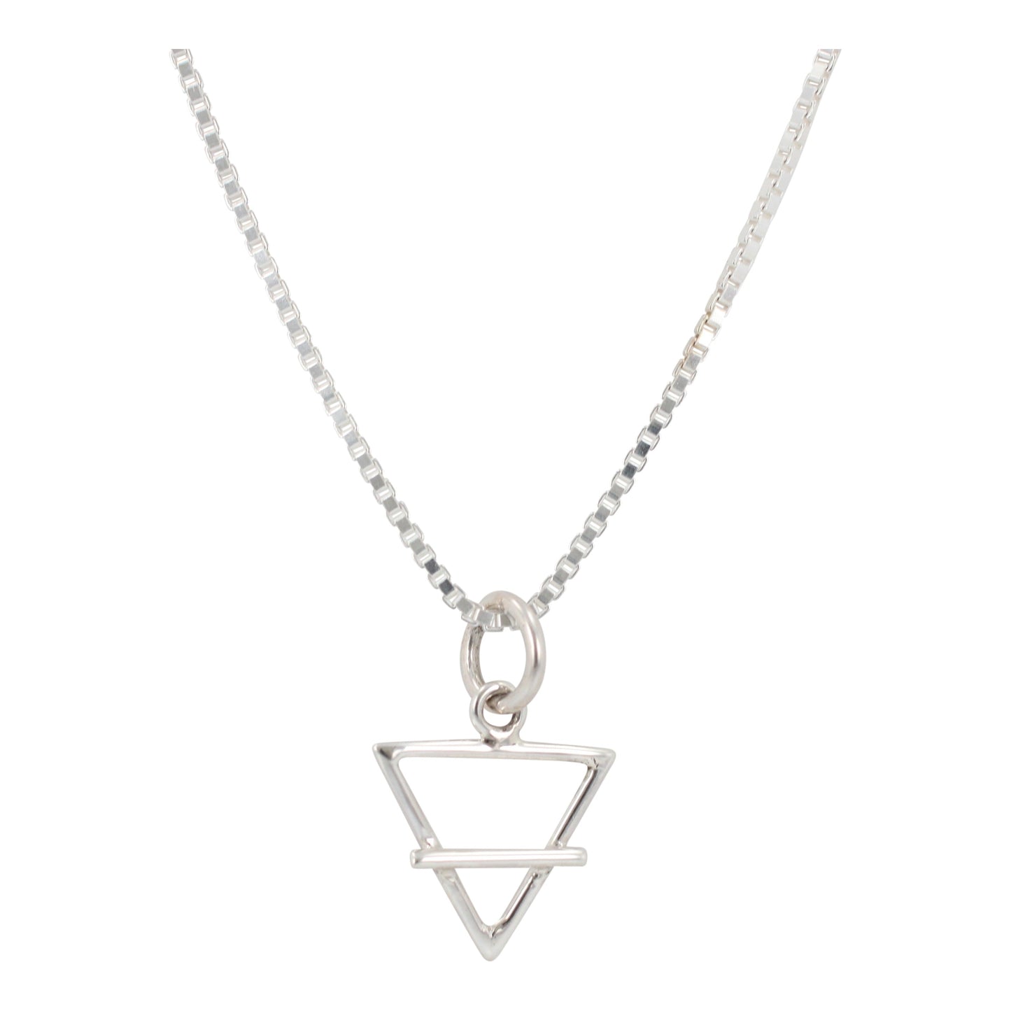 Small Earth Element Necklace in Sterling Silver #6196-ss