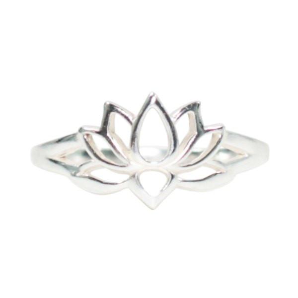 Lotus Ring in Sterling Silver, #7226-ss