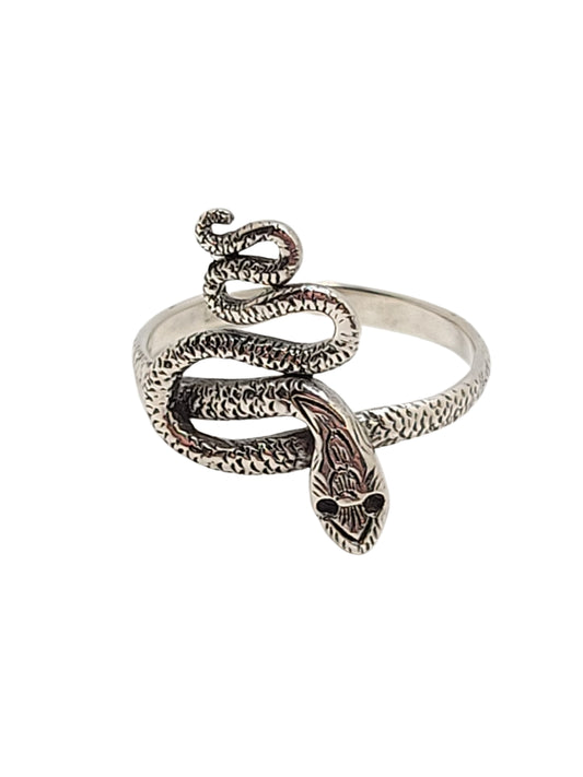 Snake Ring in Sterling Silver, #R0153