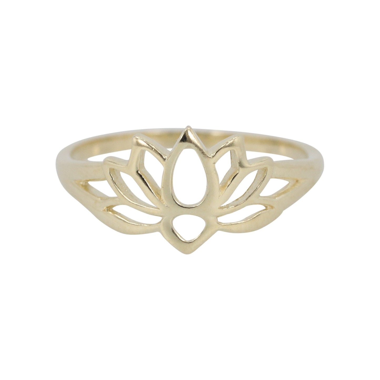 Gold Lotus Ring, #7226-yg