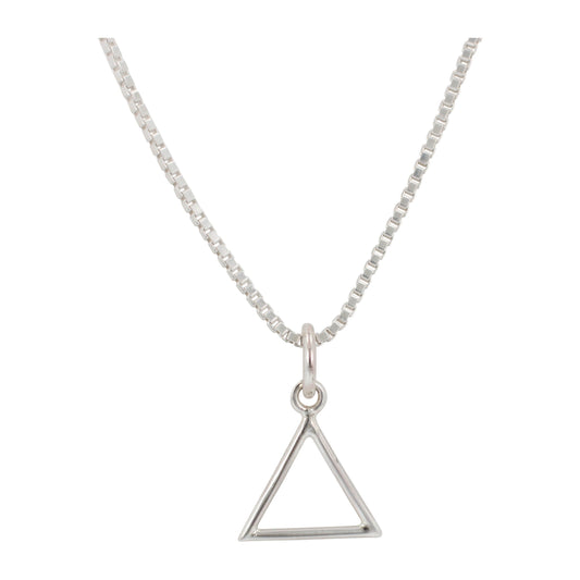 Small Fire Element Necklace in Sterling Silver #6196-ss