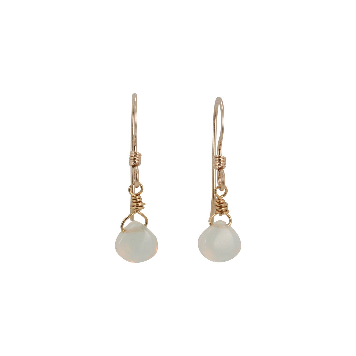 Dainty Opal Dangle Earrings - Limited Edition, #6125-yg