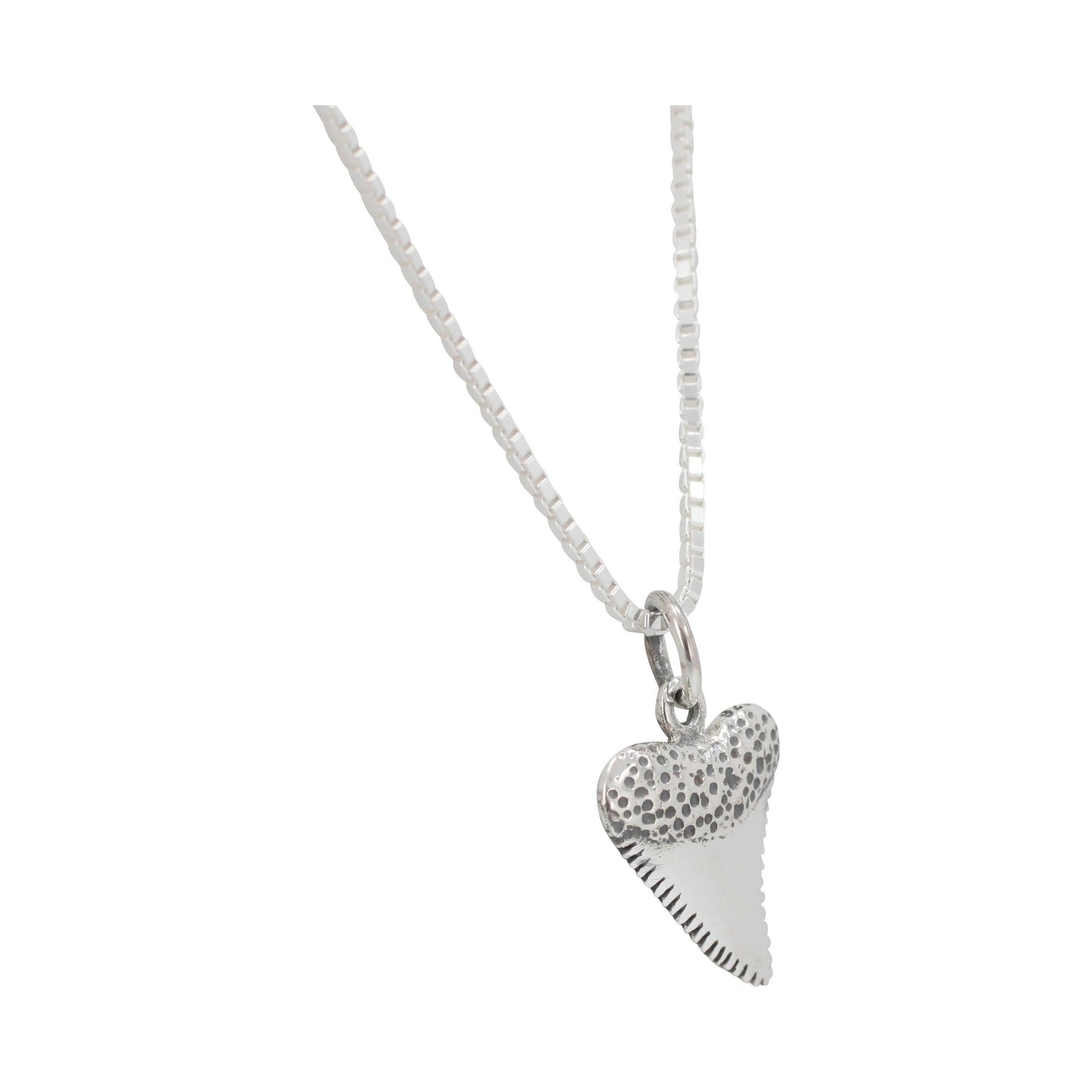 Shark Tooth Necklace in Sterling Silver, #6177-ss