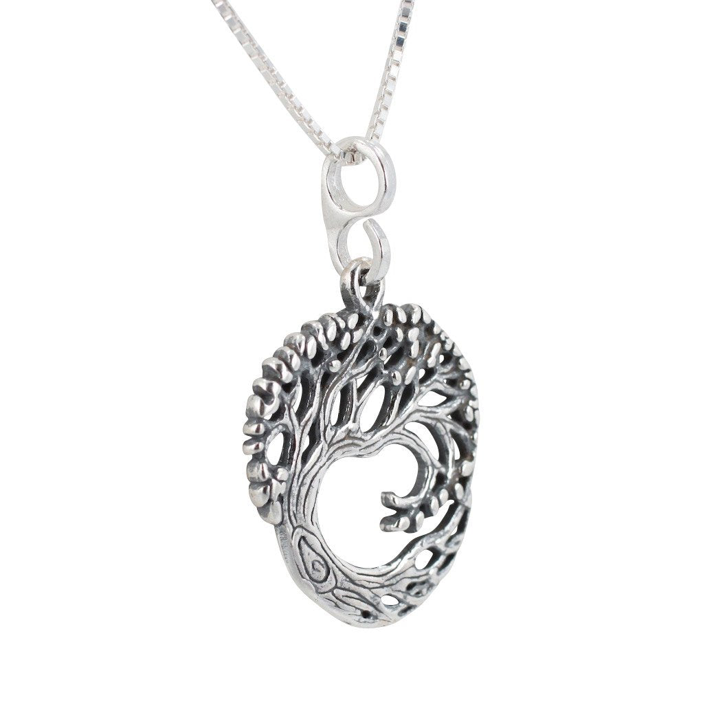 Celtic Family Tree of Life Necklace in Sterling Silver, #7411-ss