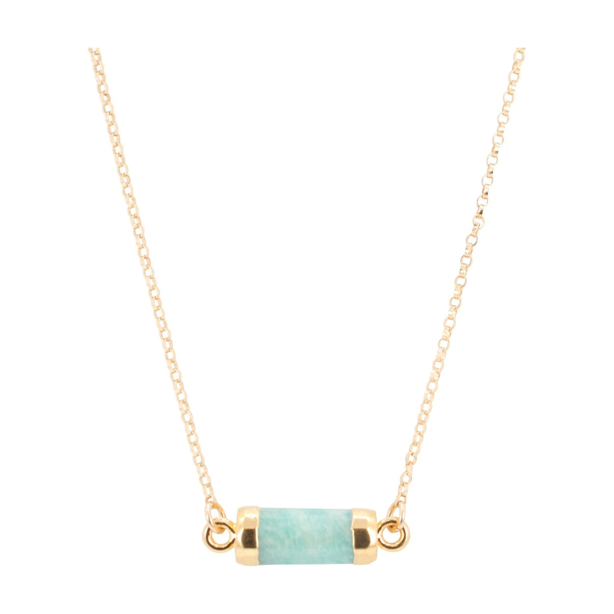 New Lower Price! Petite Gemstone Bar Necklace in Gold or Silver, #6339