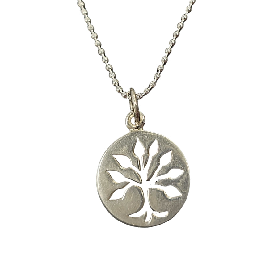 Cut Out Tree of Life Necklace in Sterling Silver, #7630