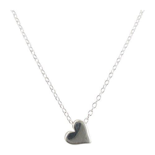 Small Heart Necklace on Adjustable Chain, #6404-ss