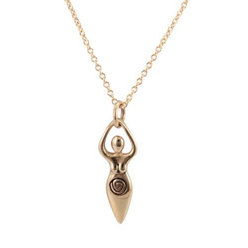 Fertility Lunar Goddess Necklace in Bronze, #6575-brz