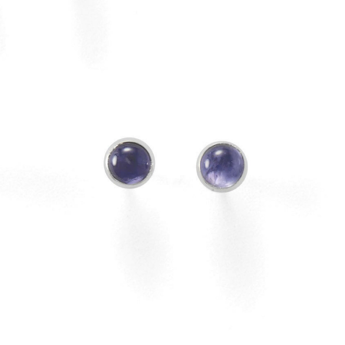 Small Gemstone Stud Earrings, Choice of Stone, #6165-ss