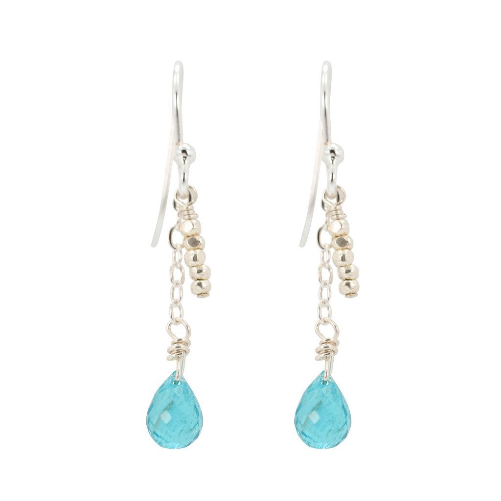 'Inspire Me' Apatite Briolette Dangle Earrings, #6806-ss