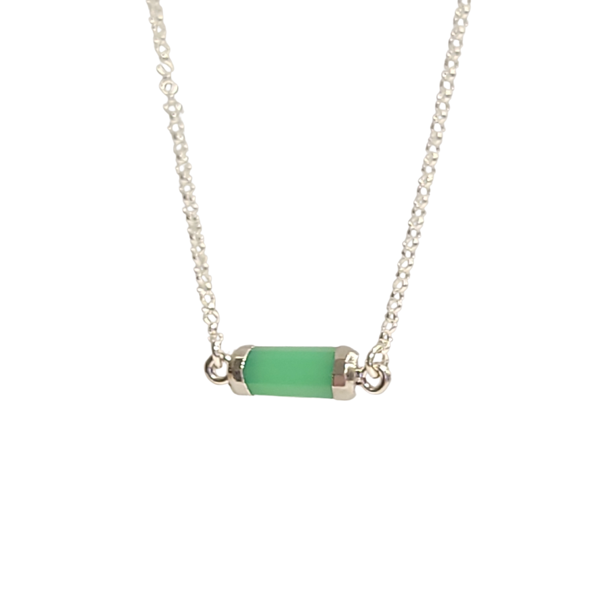 New Lower Price! Petite Gemstone Bar Necklace in Gold or Silver, #6339