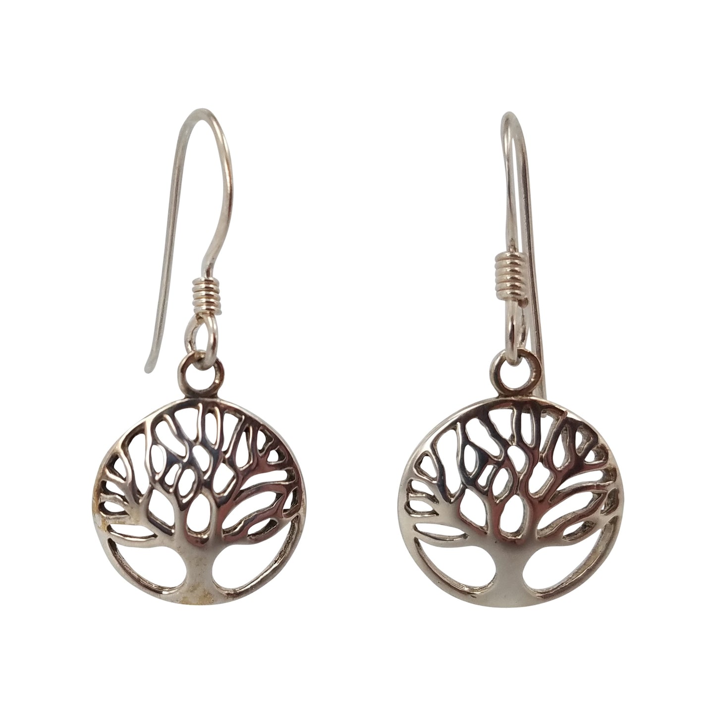 Zoe and Piper Small Tree Dangle Earrings Sterling Silver #E008