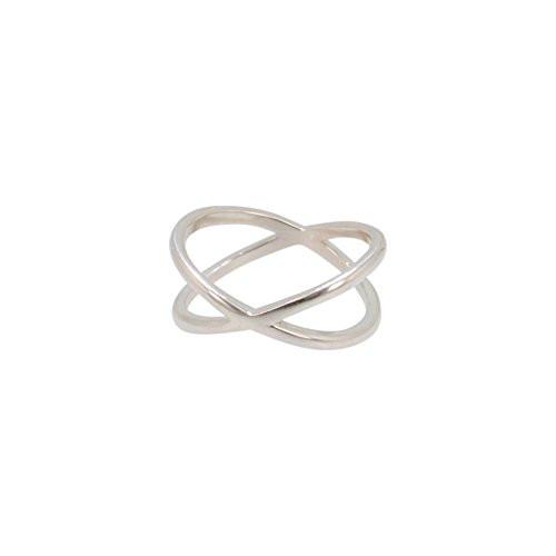 Criss Cross Ring in Sterling Silver, #6493-ss