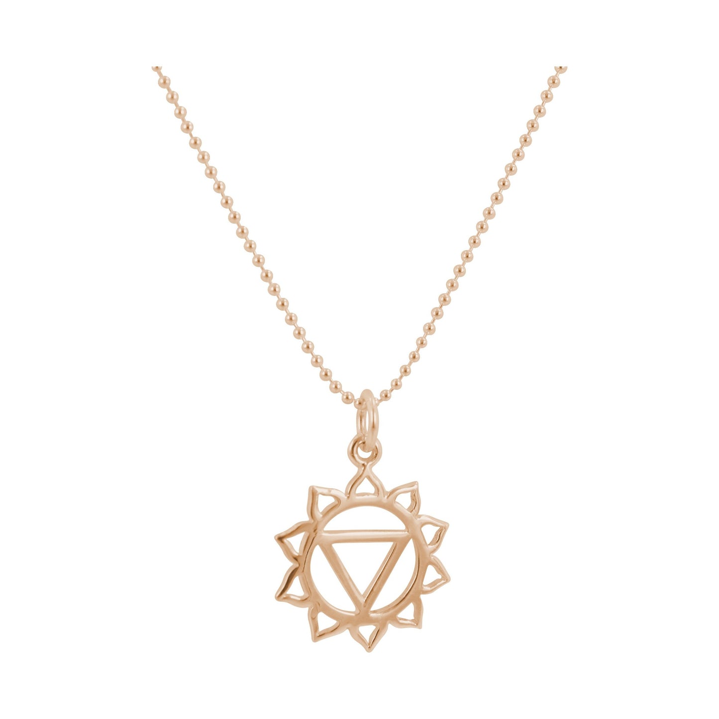 Bronze Chakra Necklaces on Gold Filled 18" Chain, #6721-brz