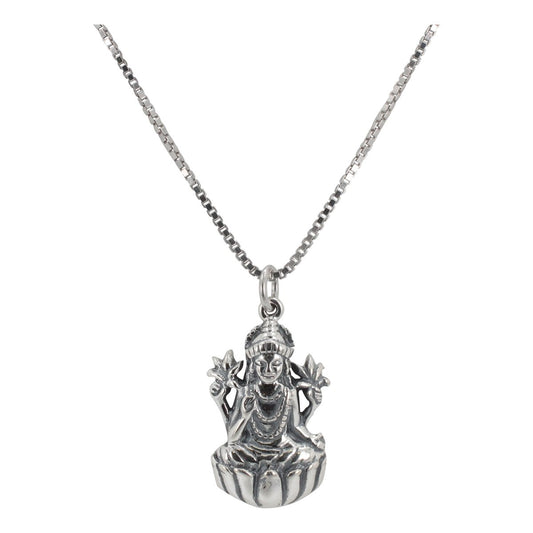 Lakshmi Necklace in Sterling Silver, #6204-ss