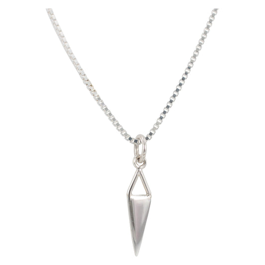 Tiny Geometric Necklace in Sterling Silver, #6219-ss