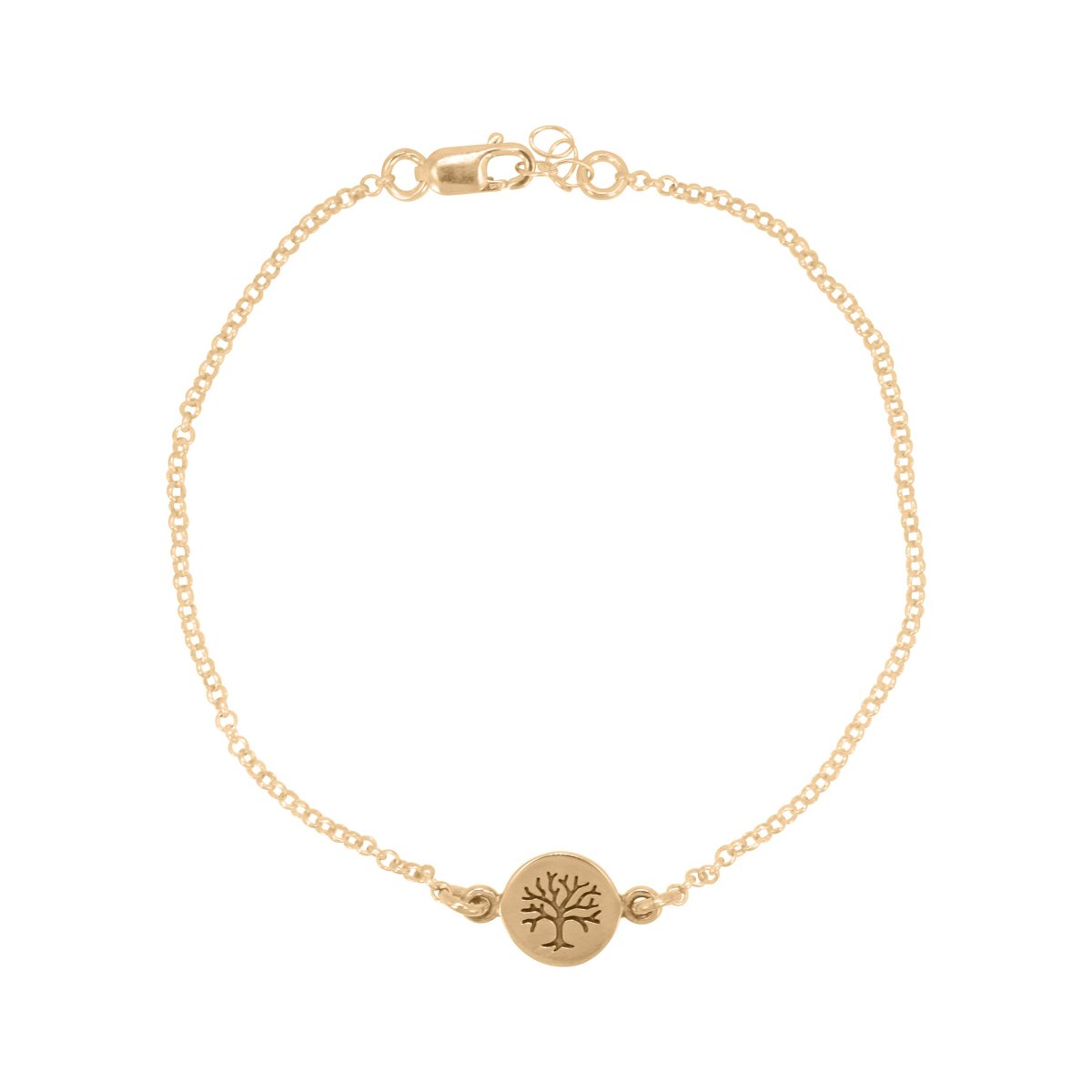 Tiny Delicate Tree of Life Bracelet in Gold, #6226-yg