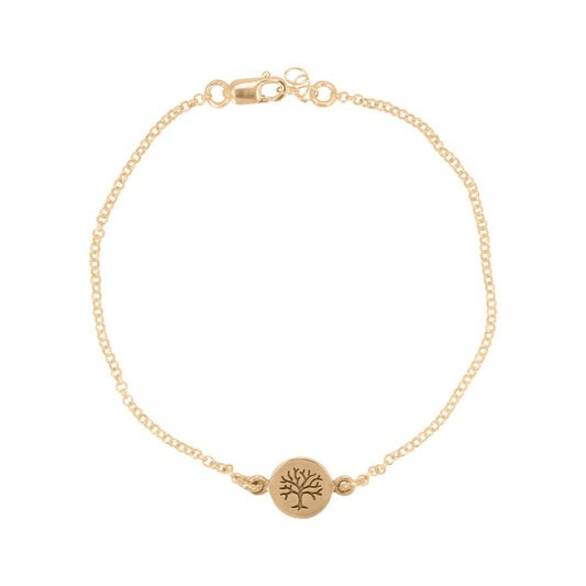 Tiny Delicate Tree of Life Bracelet in Gold, #6226-yg