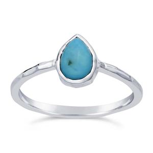 Turquoise Ring in Sterling Silver, #6392-ss