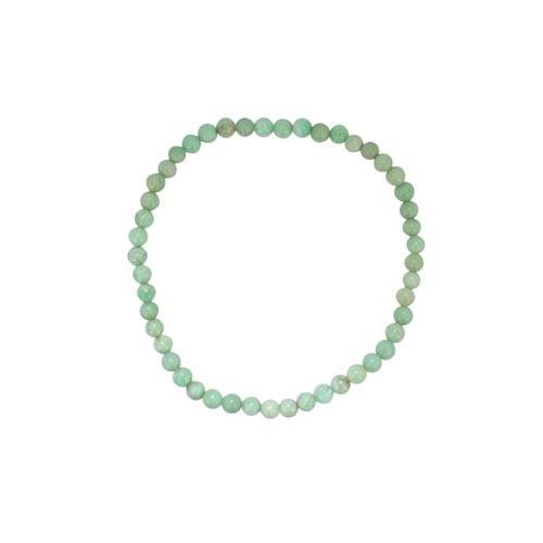 Chrysoprase Stretch Bracelet 4mm, #6639