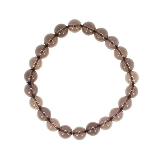 Grounding & Protection - 8mm Smokey Quartz Bracelet, #6683