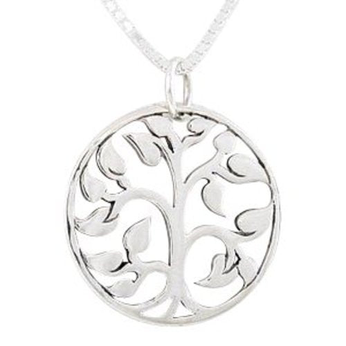 Tree of Life Necklace in Sterling Silver, #8458-ss