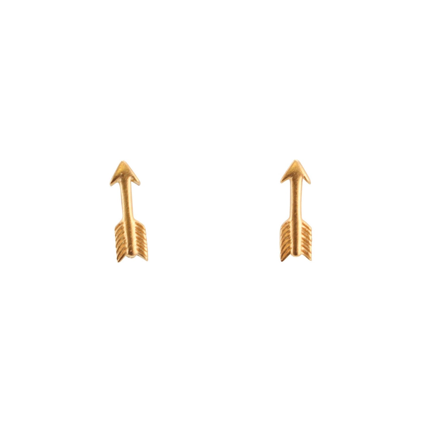 Small Arrow Earrings in Gold or Silver, #6492