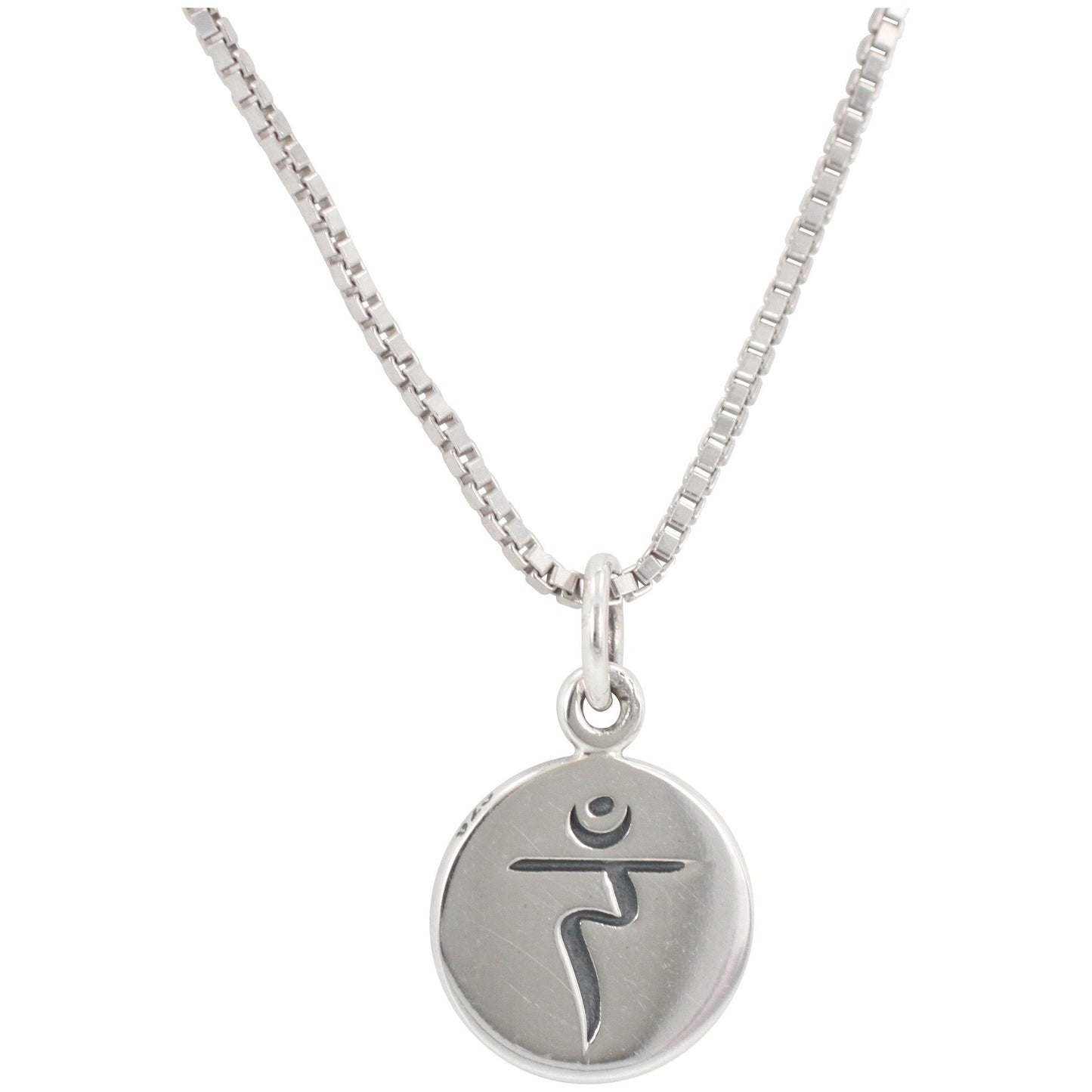 Sterling Silver Solar Plexus Chakra Necklace, #6265-ss