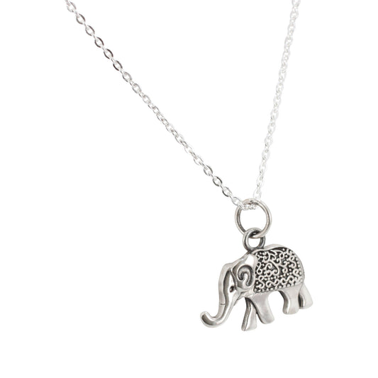 Small Elephant Necklace, #6132-ss