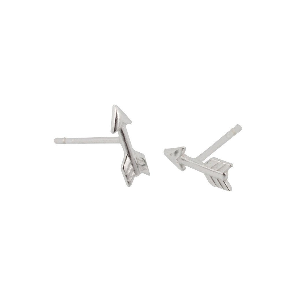 Small Arrow Earrings in Sterling Silver, #6943-ss