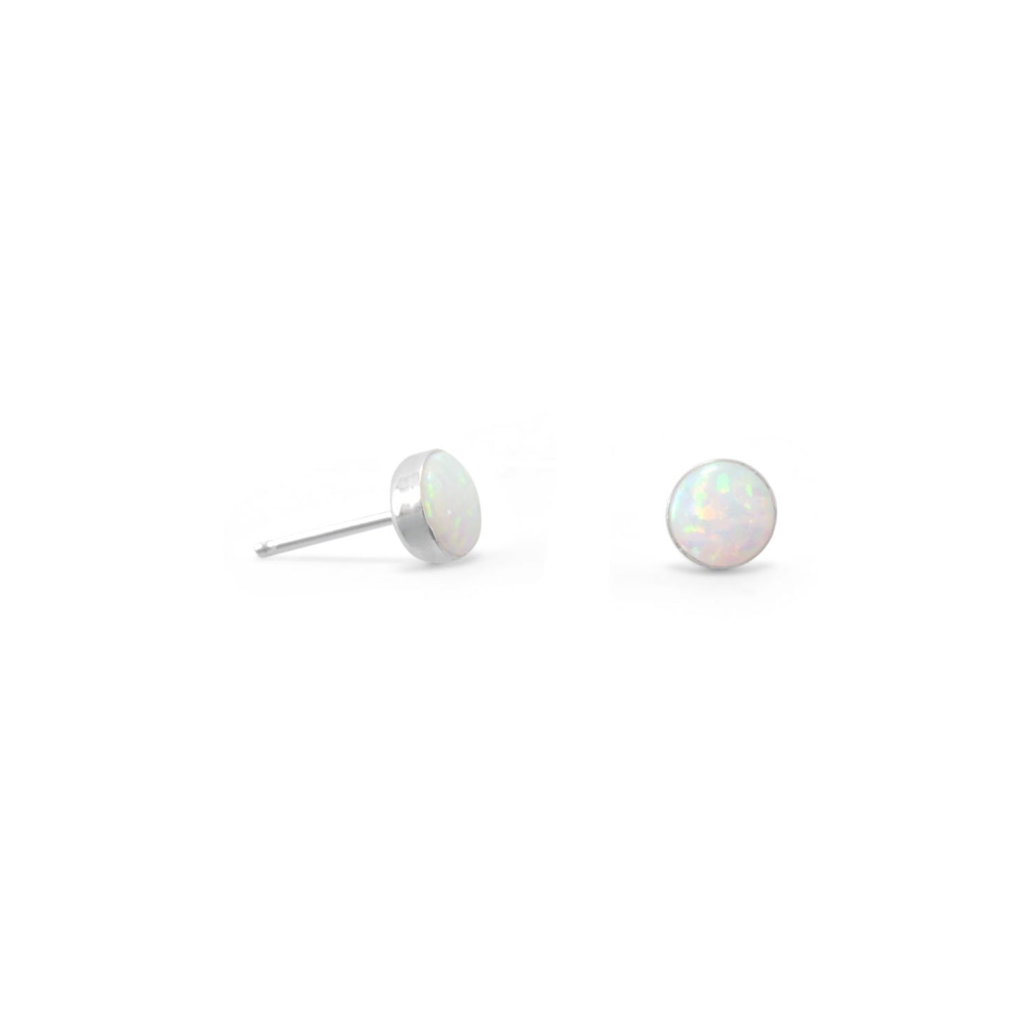 Small Gemstone Stud Earrings, Choice of Stone, #6165-ss