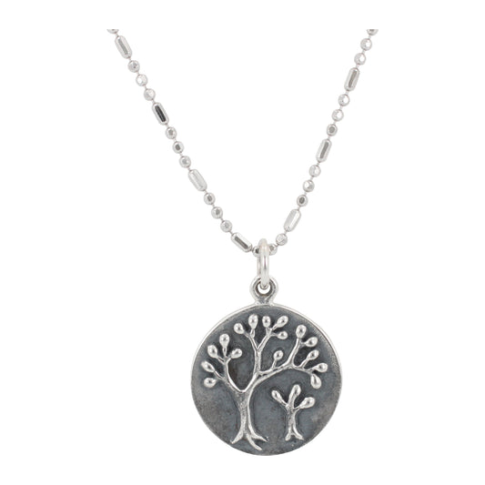 Limited Edition Tree of Life Mother & Child Necklace in Sterling Silver, #6207