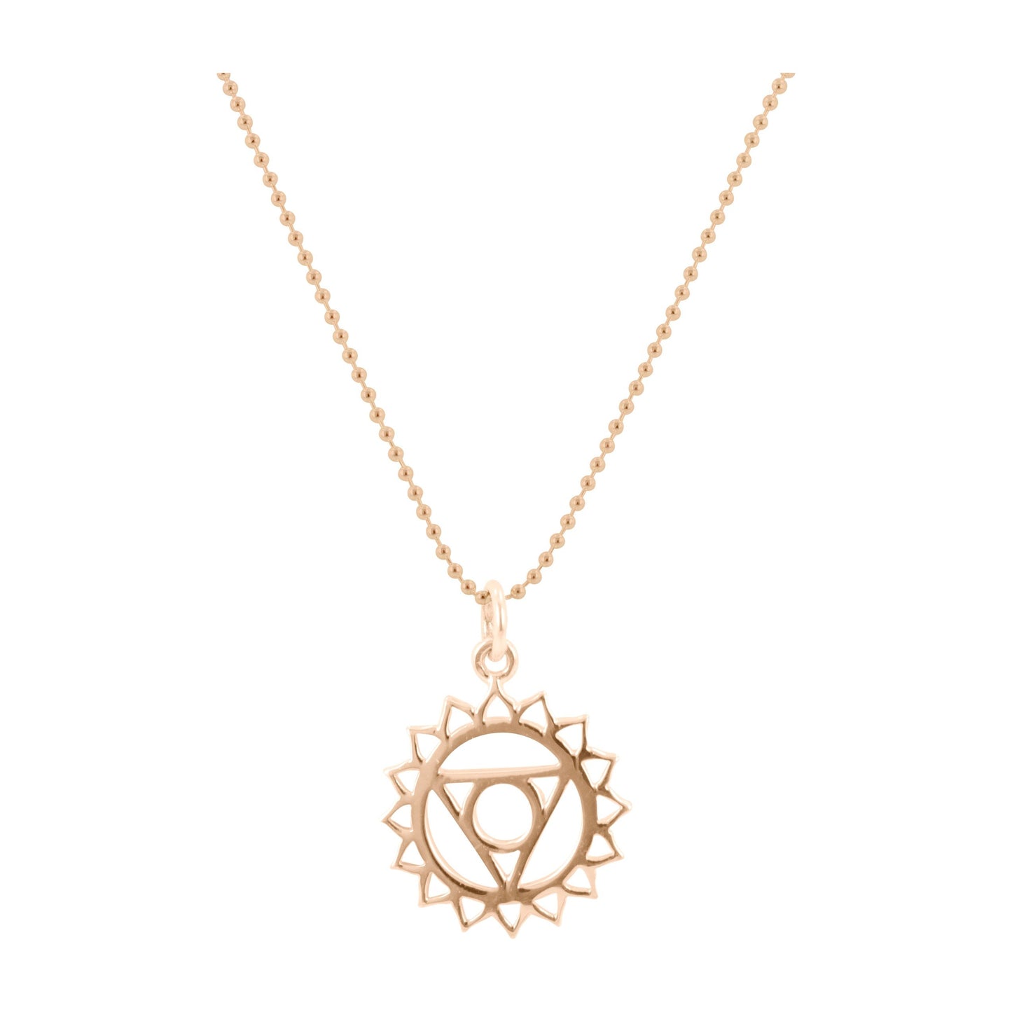 Bronze Chakra Necklaces on Gold Filled 18" Chain, #6721-brz