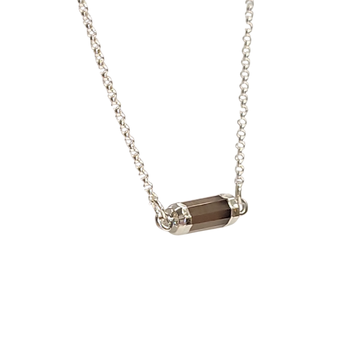 New Lower Price! Petite Gemstone Bar Necklace in Gold or Silver, #6339