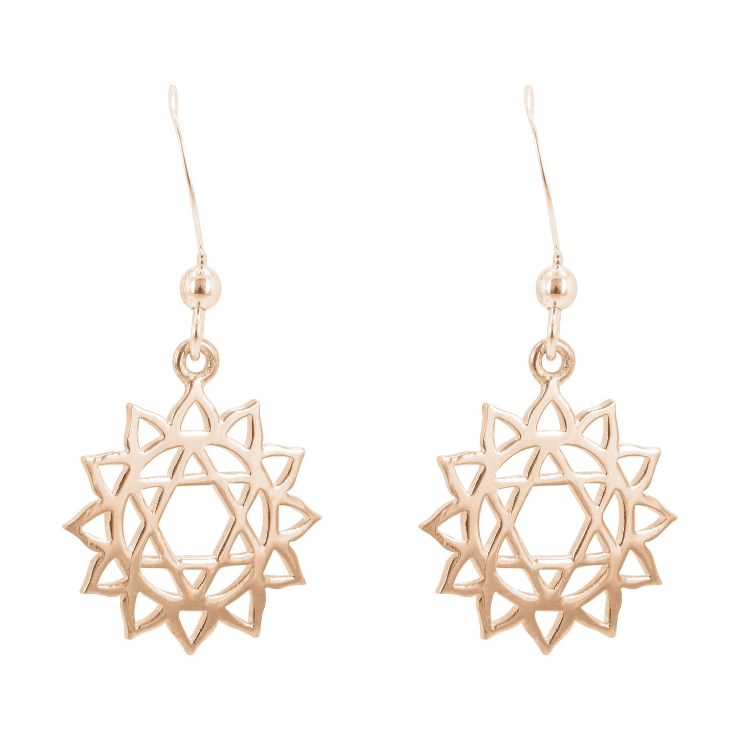 Bronze Chakra Earrings, #6289-brz