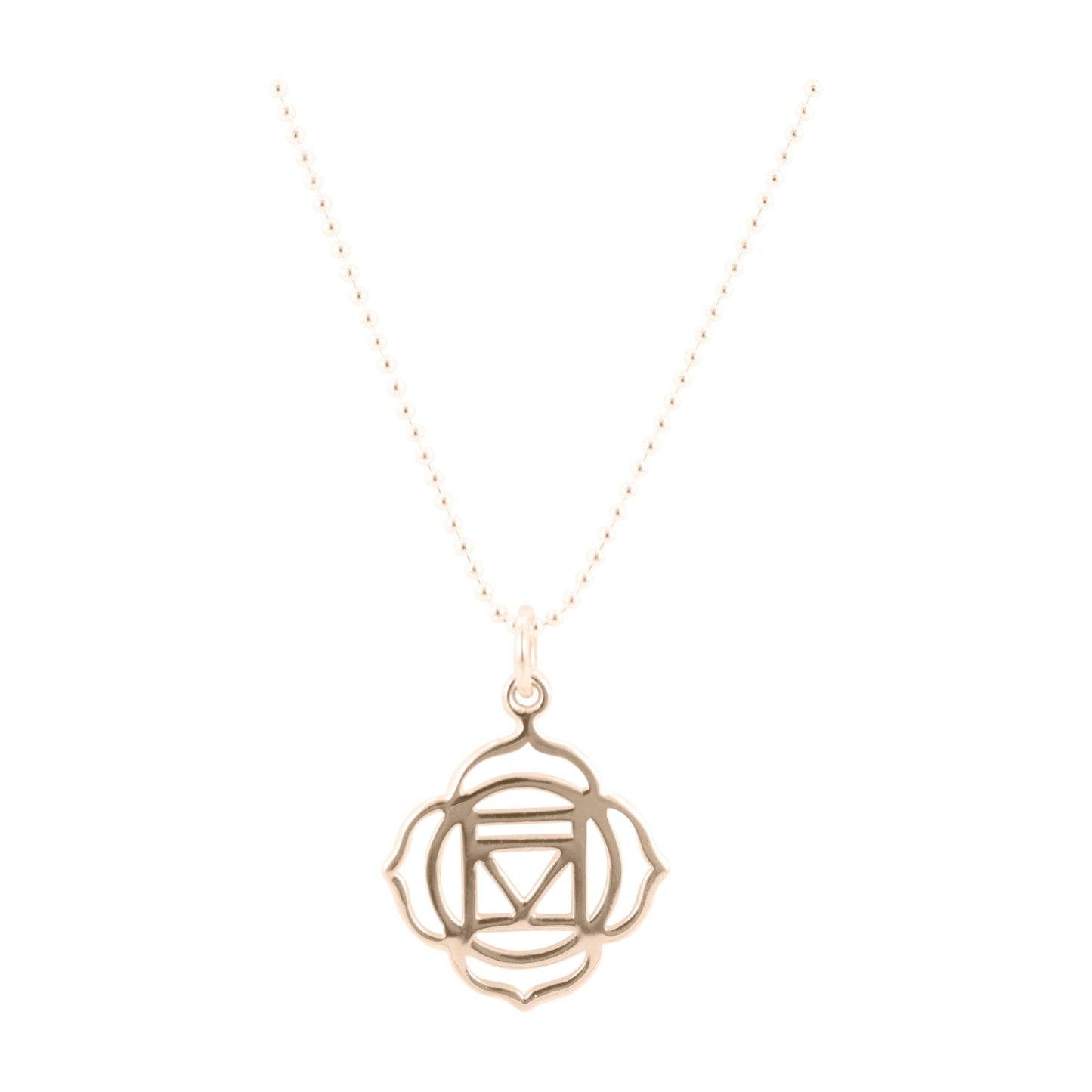 Bronze Chakra Necklaces on Gold Filled 18" Chain, #6721-brz