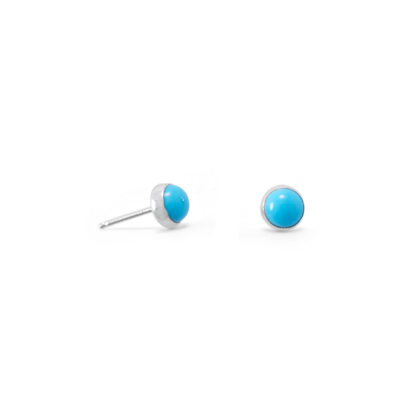 Small Gemstone Stud Earrings, Choice of Stone, #6165-ss