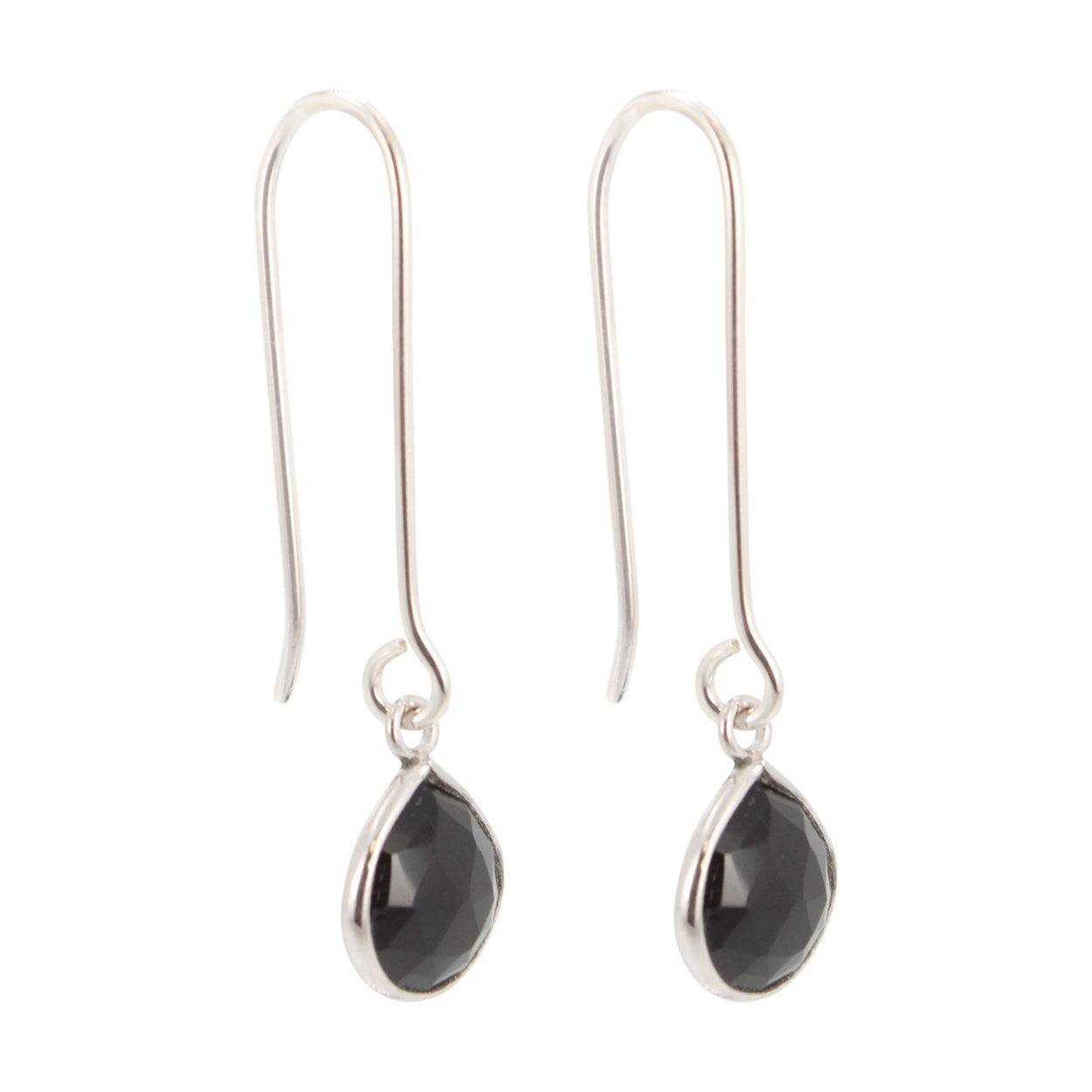 Gemstone dangle earrings, Choice of stone, #6342-ss