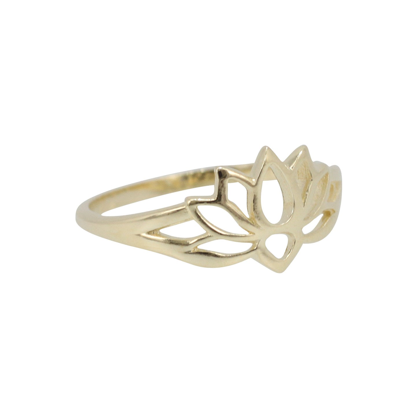 Gold Lotus Ring, #7226-yg