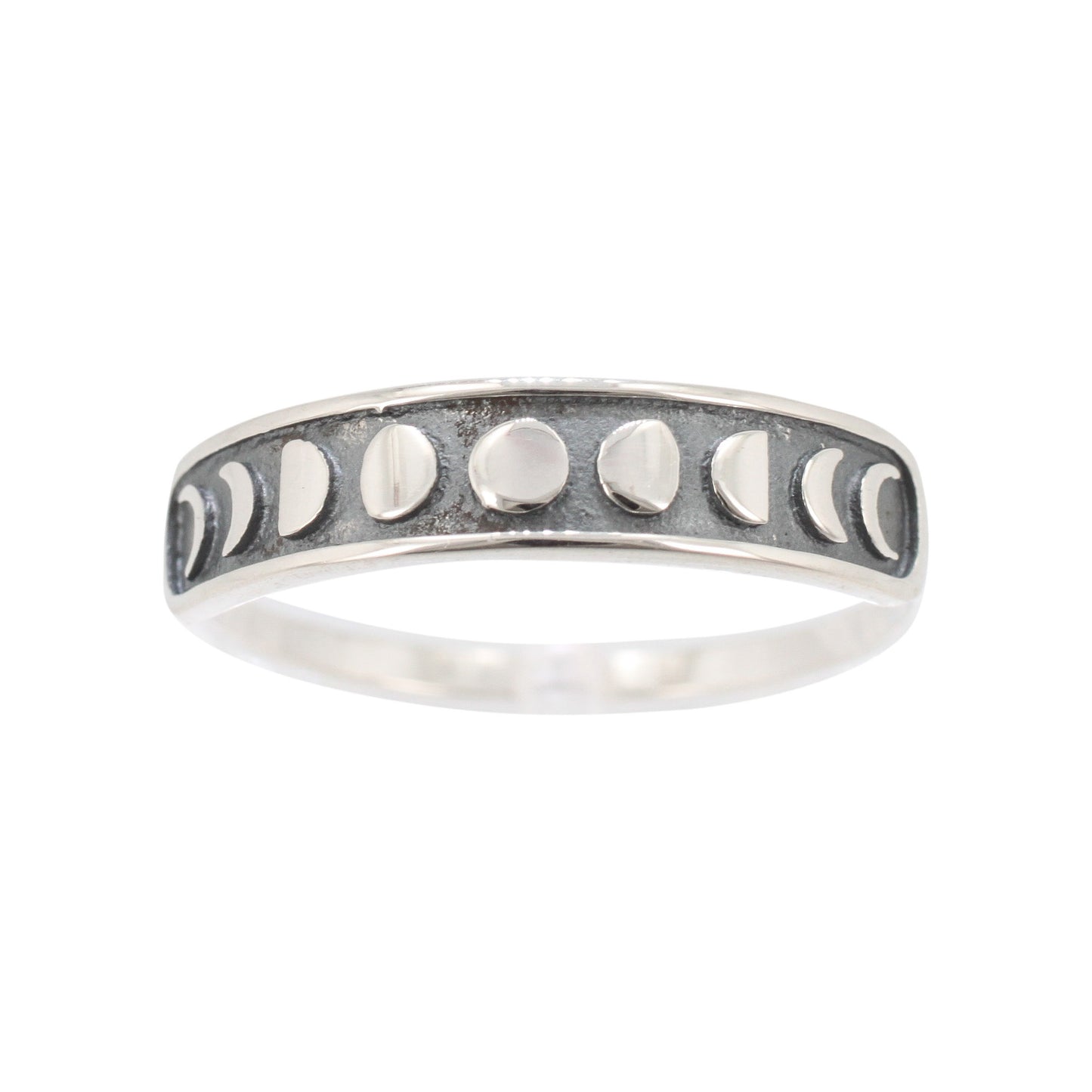 Moon Phase Ring in Sterling Silver, #6268-ss