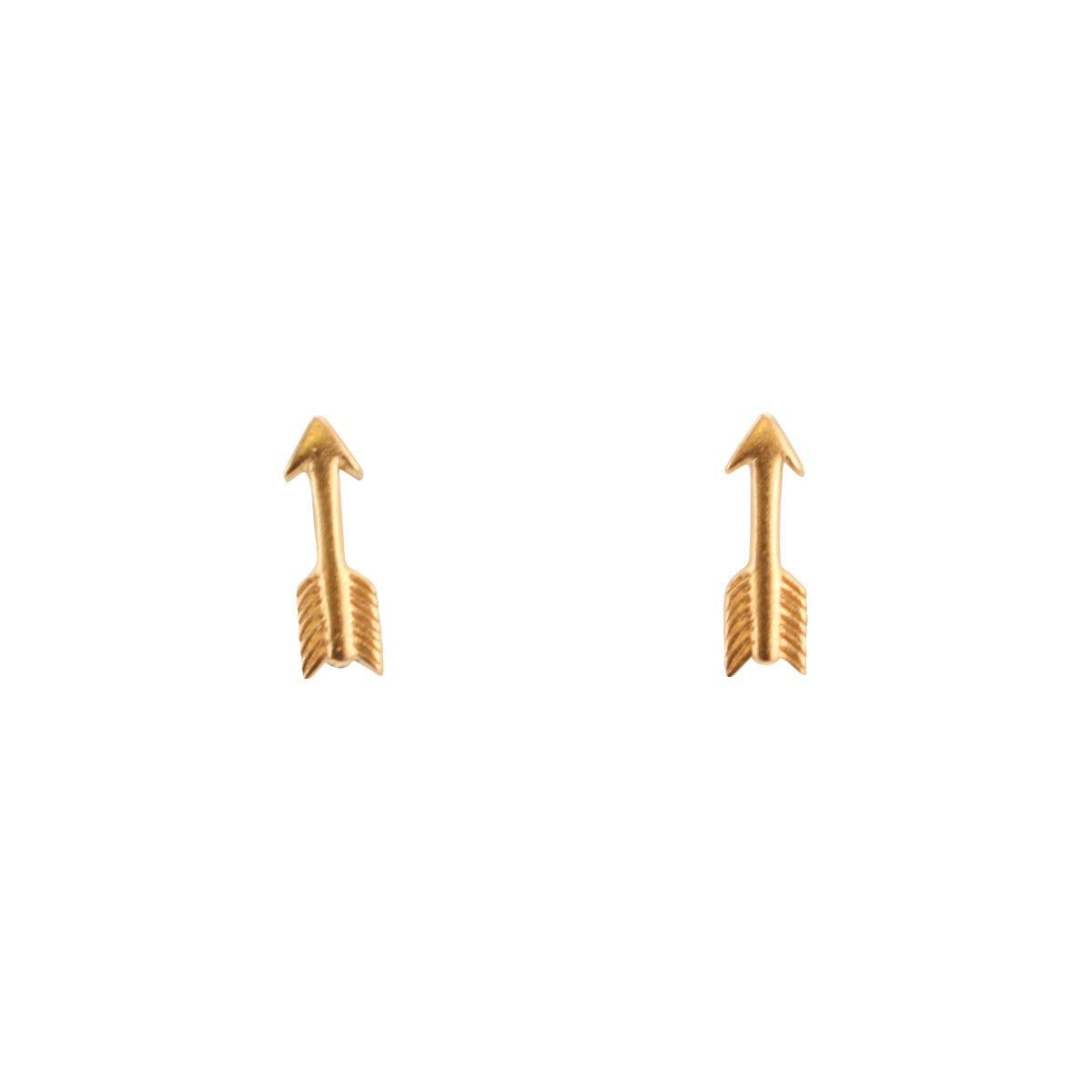 Small Arrow Earrings in Gold or Silver, #6492