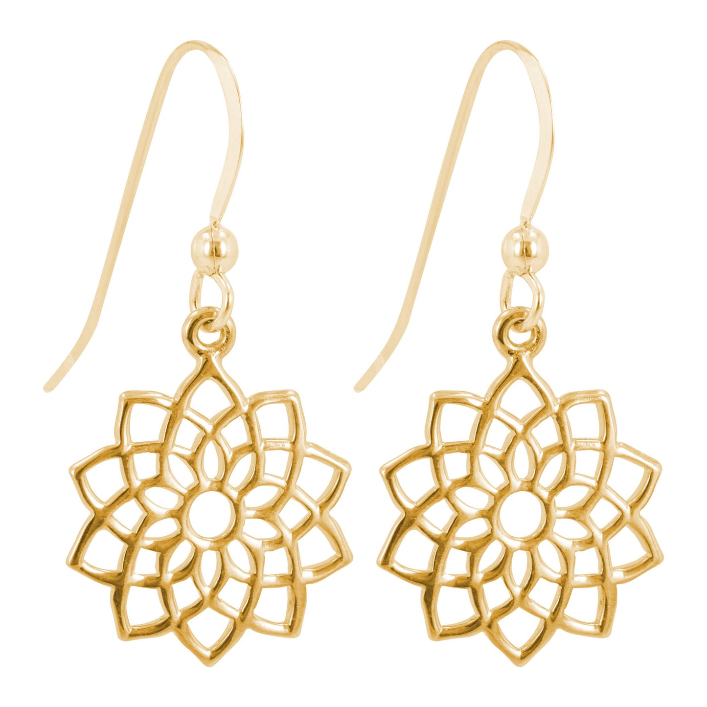 Gold Chakra Earrings, #6289-yg