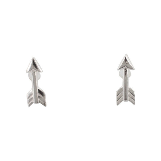 Small Arrow Earrings in Sterling Silver, #6943-ss