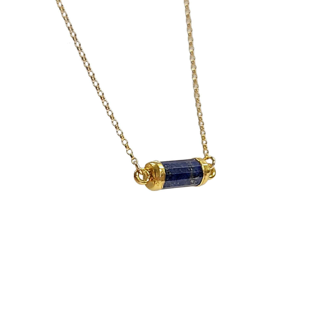 New Lower Price! Petite Gemstone Bar Necklace in Gold or Silver, #6339